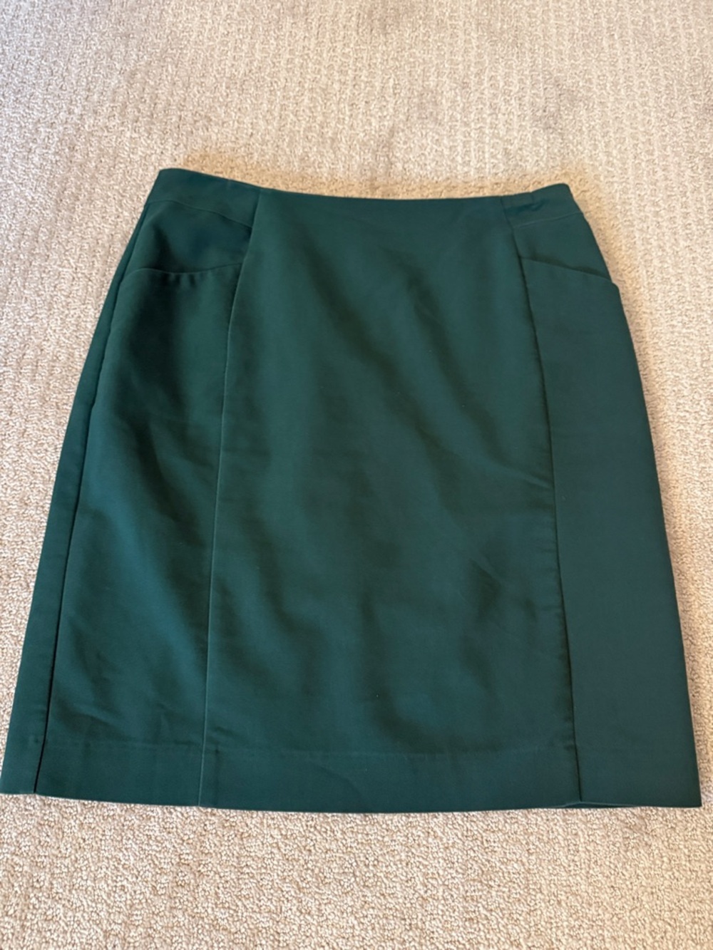 Women's Forest Green Pencil Skirt